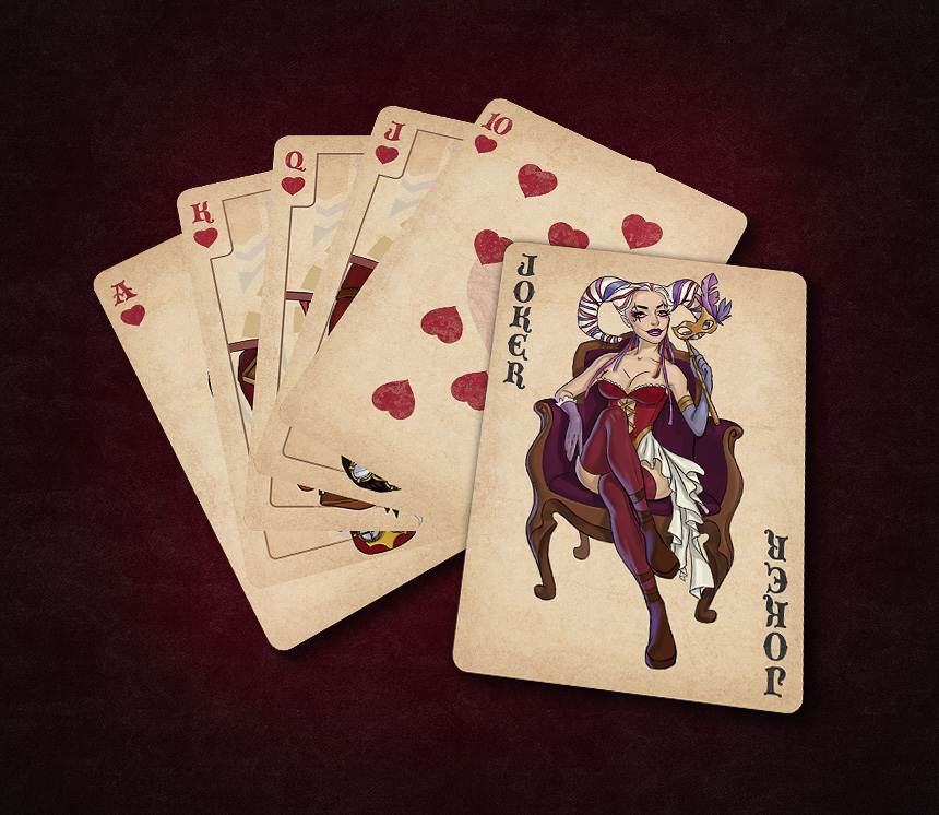 Steampunk cards design picture